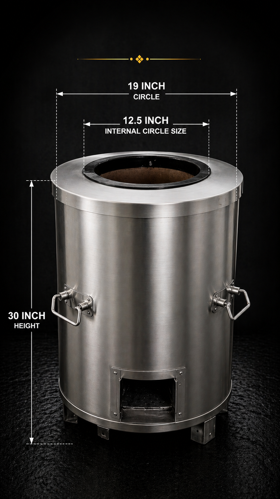 Stainless Steel Tandoor